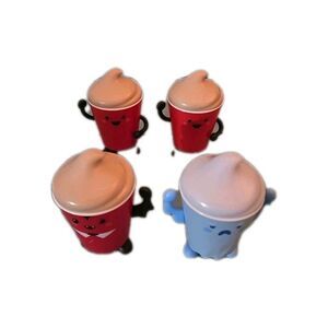 Wendy’s Frosty Frights Kids Meal Toy Count of 4 Halloween Figures Collectibles
